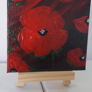 Poppy painting